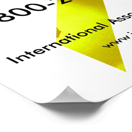 Suizid Awareness Help Poster (Ecke)