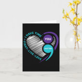 Suizid Awareness Prevention Herzstück Semi Colon S Karte (Gelbe Blume)