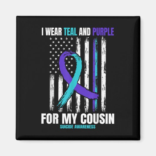 Suizid Awareness Prevention Products Cousin Ameri Magnet (Vorne)
