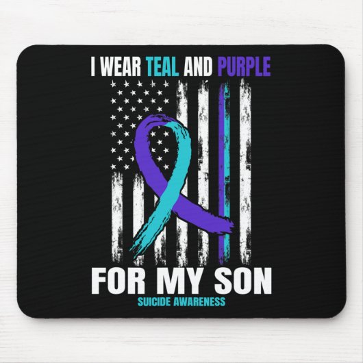 Suizid Awareness Prevention Son Women Men America Mousepad (Vorne)
