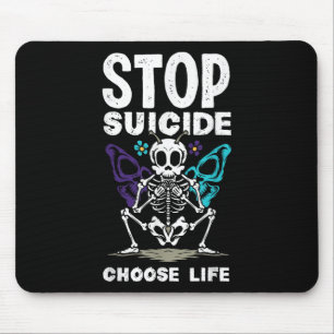 Suizid beenden Wählen Sie Leben Selbstmord Bewusst Mousepad