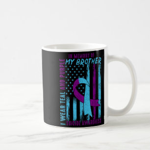 Suizid-Bewusstseinsmonat Amerika-Flagge In Erinner Kaffeetasse