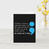 Suizid Depression Bewusstsein Karte (Gelbe Blume)