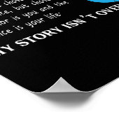 Suizid Depression Bewusstsein Poster (Ecke)