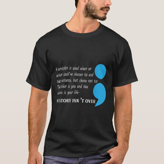 Suizid Depression Bewusstsein T-Shirt (Vorderseite)