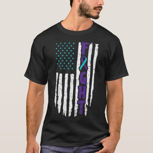 Suizid Depression Design for a Prevention Awarene T-Shirt (Vorderseite)