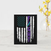 Suizid Depression Design für ein Präventionsgewähr Karte (Gelbe Blume)