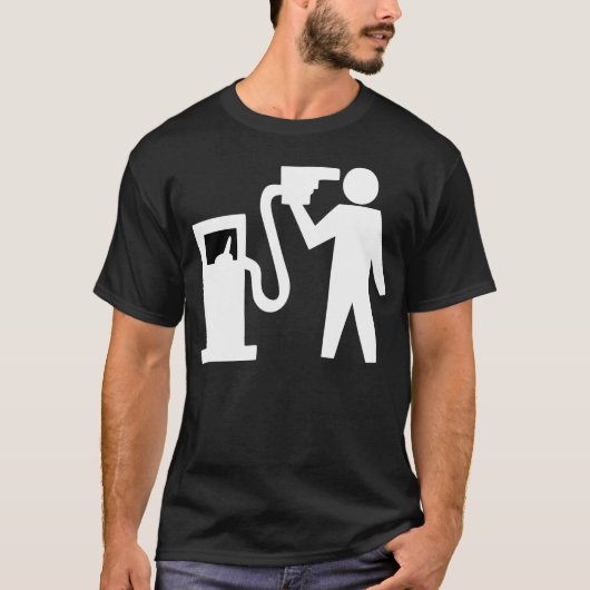 Suizid durch Gasdüse T-Shirt (Vorderseite)