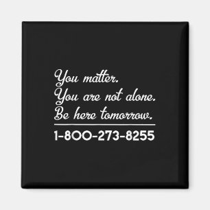Suizid Hotline - Bewusstsein für Suizide und Präve Magnet