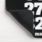 Suizid Hotline-Nummer Mousepad (Ecke)