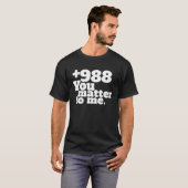Suizid Hotline-Nummer T-Shirt (Vorne ganz)