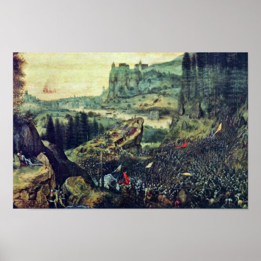 Suizid von Saul von Bruegel D. Ä. Pieter (Best Qua Poster (Vorne)