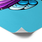 Suizidbewusstsein Butterfly Semi-Colon Poster (Ecke)