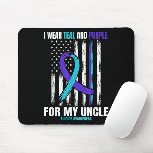 Suizidbewusstsein Frauen Männer Onkel Ameri Mousepad (Mit Mouse)