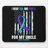 Suizidbewusstsein Frauen Männer Onkel Ameri Mousepad (Vorne)