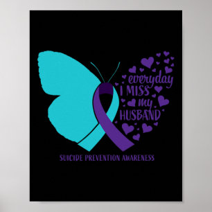Suizidbewusstsein Frauen Schmetterlingsbekämpfung Poster