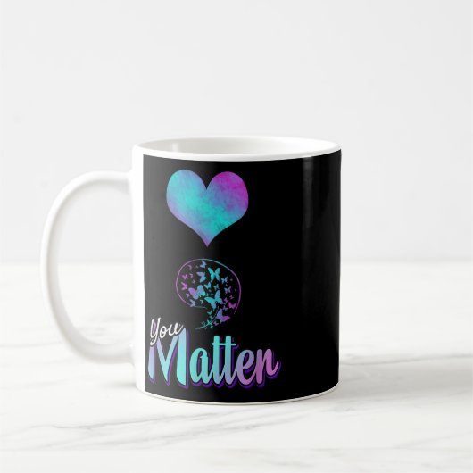 Suizidbewusstsein Kaffeetasse (Links)