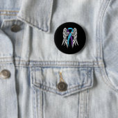 Suizidbewusstsein Kleidung Wings Ribbon Suizid Button (Beispiel)