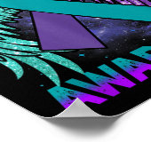 Suizidbewusstsein Kleidung Wings Ribbon Suizid Poster (Ecke)