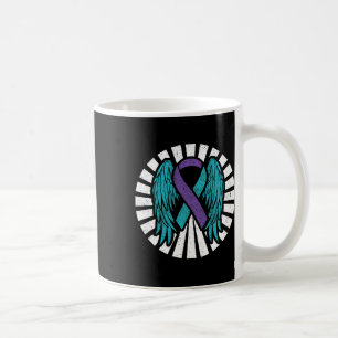 Suizidbewusstsein Prävention Engel Flügel Aquamari Kaffeetasse