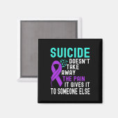 Suizidbewusstsein Psychische Gesundheit Suizidpräv Magnet (Vorderseite/Rückseite)