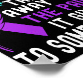 Suizidbewusstsein Psychische Gesundheit Suizidpräv Poster (Ecke)