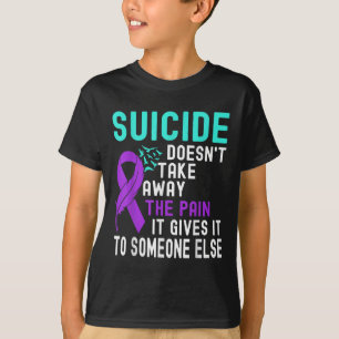 Suizidbewusstsein Psychische Gesundheit Suizidpräv T-Shirt