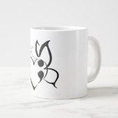 Suizidbewusstsein Schmetterling Semi-Colon Tasse d (Vorderseite Rechts)