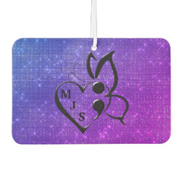 Suizidbewusstsein Schmetterling Semicolon Herz Autolufterfrischer