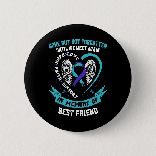 Suizidbewusstsein Shirt Beste Freundschaft, aber n Button (Vorderseite)