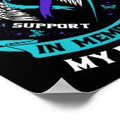 Suizidbewusstsein Shirt Brüder Mütter Frauen Präve Poster (Ecke)