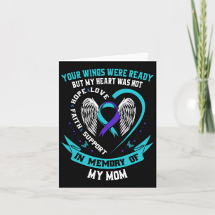 Suizidbewusstsein Shirt Mama Son Daughter Preventi Karte