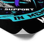 Suizidbewusstsein Shirt Mama Son Daughter Preventi Poster (Ecke)