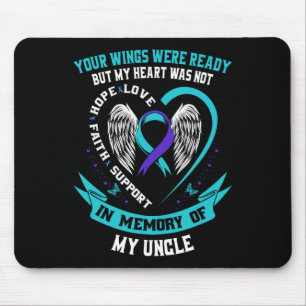 Suizidbewusstsein Shirt Onkel Niece Nephew Prevent Mousepad