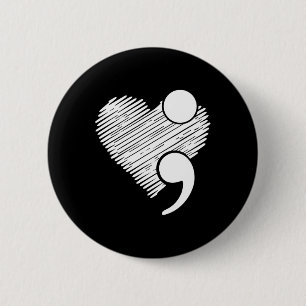 Suizidbewusstsein - Suizidprävention Button