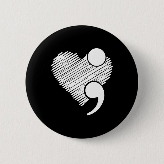 Suizidbewusstsein - Suizidprävention Button (Vorderseite)