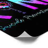 Suizidbewusstsein Suizidprävention Suizid Warri Poster (Ecke)