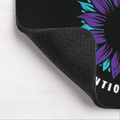 Suizidbewusstsein Unterstützung der Suizidpräventi Mousepad (Ecke)