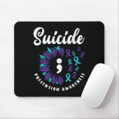 Suizidbewusstsein Unterstützung der Suizidpräventi Mousepad (Mit Mouse)