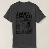 Suizidneigung Punk Flyer Tribute Design 1 T-Shirt (Design vorne)