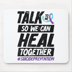 Suizidprävention Bewusstsein 988 Psychische Gesund Mousepad