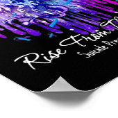 Suizidprävention Bewusstsein aus - Phoenix - Poster (Ecke)
