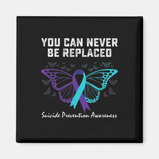 Suizidprävention Bewusstsein, dass Sie niemals zur Magnet (Vorne)