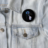 Suizidprävention Bewusstsein Elephant Sonnenblume Button (Beispiel)