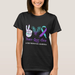 Suizidprävention Bewusstsein Frieden Liebe Heilung T-Shirt