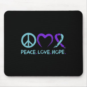 Suizidprävention Bewusstsein für Frieden Liebe Hof Mousepad