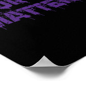 Suizidprävention Bewusstsein für Ihr Leben zählt M Poster (Ecke)