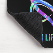 Suizidprävention Bewusstsein für Ihre Lebensproble Mousepad (Ecke)