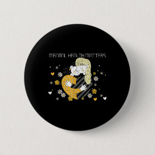 Suizidprävention - Bewusstsein für psychische Gesu Button