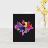 Suizidprävention Bewusstsein Herz Form Semikolon Karte (Gelbe Blume)